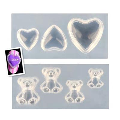 China Silicone Art Sculpture Silicone Nail Molds Old Style DIY Practice for sale