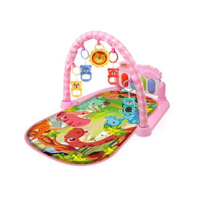 China Durable Toy Low Price Dinosaur World Pattern Pedal Piano Baby Play Gym Educational Mat for sale