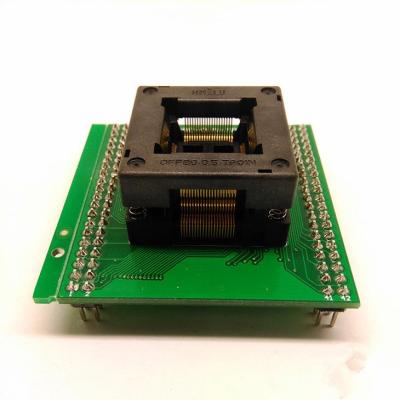 China QFP80,OTQ80-0.5-02 Programmer ,IC test socket, flash en venta