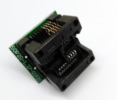 China OTS20 -1.27-01 test socket adapter with PCB en venta