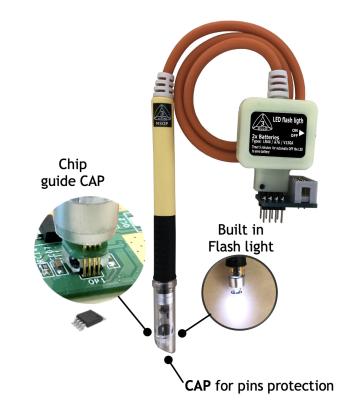 China UPA CABLE MSOP-8 TO DIP-8 cable for EEPROM FLASH Debuging Data in circuit/on board repairing tools dolden edit for car en venta