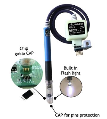 China UPA CABLE TSSOP-8 TO DIP-8 cable for EEPROM FLASH Debuging Data in circuit/on board repairing tools dolden edit for car en venta