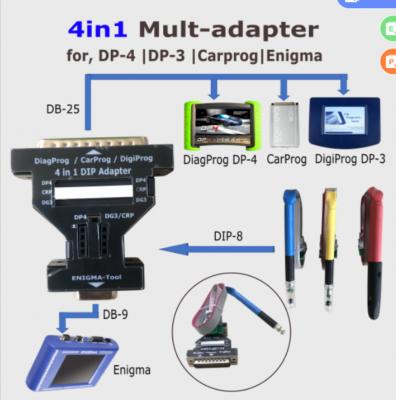 China 6 in 1 Multi  adapter  connect with upa cable Pogo pin TSSOP MSOP SOIC  for  carprog DC4 DP3 DP4 en venta