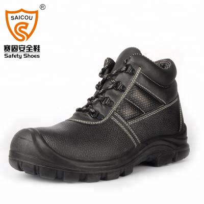 China Wholesale Genuine Leather Steel Toe Men Safety Shoes Work Safety Shoes for sale