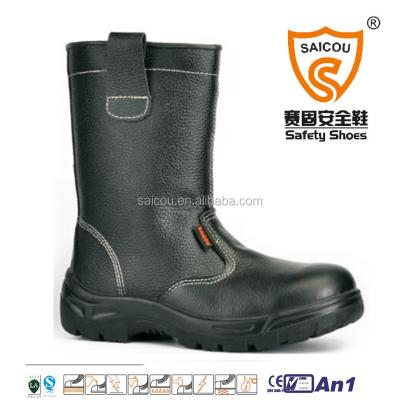 China SaiCou Heavy Steel Toe Duty Work Time Safety Industrial Personal Protective Boots S3 With Steel Toe Cap for sale