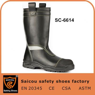 China Safety Fire Resistant Fire Resistant Boots & Rubber Firefighter Boots & Fire Fighting Extraction Boots SC-6614 for sale