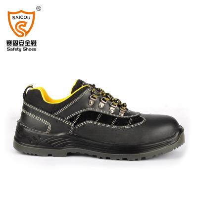 China Sturdy Steel Toe Leather Safety Shoes Work Shoe Steel Toe Shoes Women Safety Shoes For Men for sale