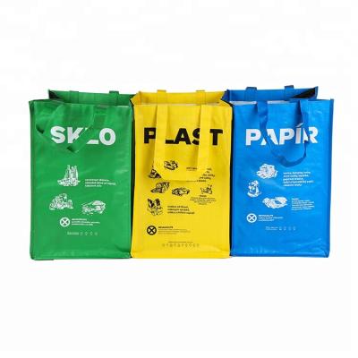 China New Style Recyclable Polypropylene Recycle Packaging Bags Promotional Waterproof PP Woven Bags for sale