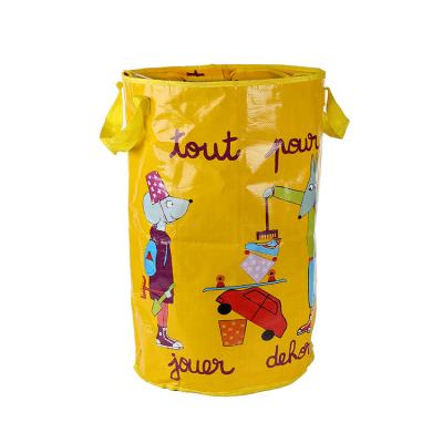 China 2020 New Style Recyclable Reusable Toy Clothes Storage Cylindrical Bags for sale