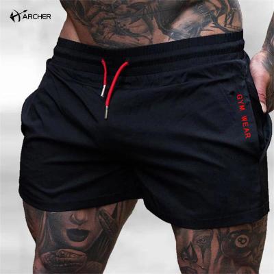 China Good Quality Three-point Elastic Thin Section Sports Gym Pants Training Breathable Squatting Pants Men's Running Shorts for sale