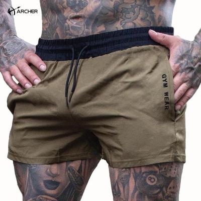 China 2022 Wholesale Men's Clothing Summer Breathable Golf Shorts Quick Drying Running Training Shorts Drawstring Men Solid Sporty Man Shorts for sale