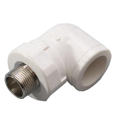 China YIFENG PPR Extend Male Thread 90 Degree Elbow DN25 PPR Pipe Fittings Extend Male Thread 90 Degree Elbow Elbow for sale