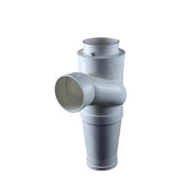 China YIFENG PVC Spirial Silence Tee DN50 PVC Fittings Spirial Silence Tee Upvc Fittings for sale