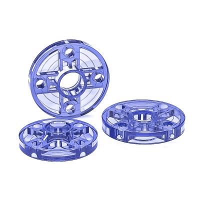 China YIFENG UPVC Transparent Pipe Fittings Flange Ring Plastic Circular U One 4 Mins 6 Mins 1 Inch 2 Inch 20 25 32 40 50 63mm for sale