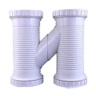 China YIFENG PVC Silence H Tube DN50 PVC Fittings Silence H Tube PVC Plumbing Fittings for sale