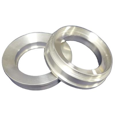 China Aluminum Hot Sale Stainless Steel Aluminum Metal Circle Ring Design Large CNC Machining For Custom Turning Milling Parts for sale