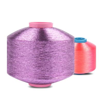 China Factory Direct MX Type Anti-UV Colorful Metallic Yarn/Good Quality Yarn For Ribbon Weaving Rope Or Side Logo for sale