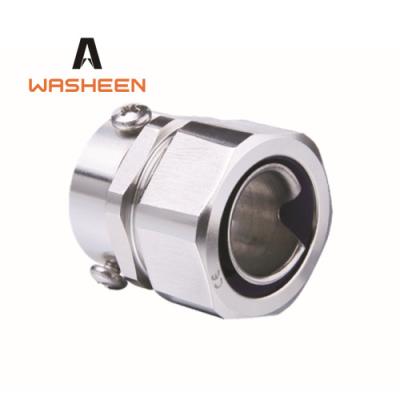 China Durable Stainless Steel Electrical Conduit Connector And Flexible Conduit Fittings for sale