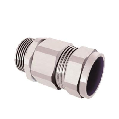 China Waterproof Air Proof Nickel Plated Brass Explosion Proof Cable Gland In Hazardous Area With High Quality for sale