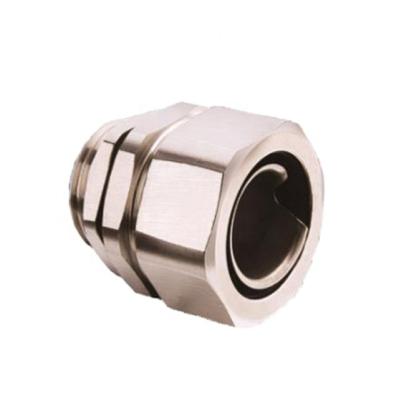 China Durable Electrical Brass Type Straight Conduit DPJ Connector for sale