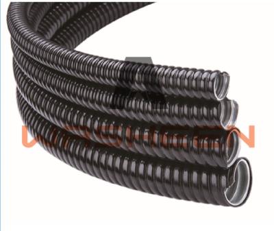 China Protect Cable Wire High Quality Liguid Tight Corrugated PVC Coated CE RoHS V0 304 Stainless Steel Flexible Conduit for sale