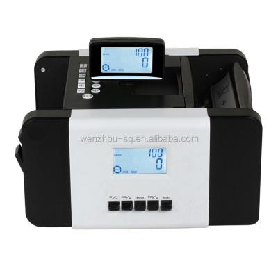 China Cash and Detecting Single Money Counting Machine UV+MG+MT+IR+SIZE Fake Cash Detecting Machine Counting Machine Suitable for Multi-Currency Bill Counter for sale