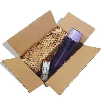 China Recycled Brown Honeycomb Cushion Roll Honeycomb Paper Recyclable Materials Size Honeycomb Packaging Paper Kraft Paper for sale