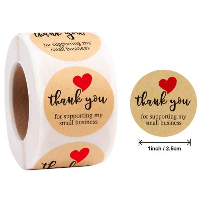 China Waterprooflighting Customized Waterproof Round Logo Label Printing Vinyl Sticker Roll Round Sticker for sale