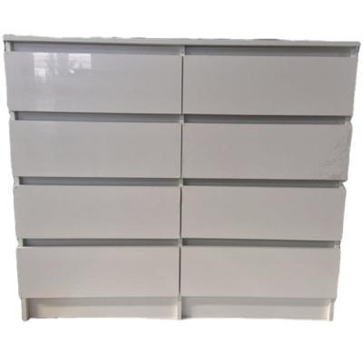 China (Other) Adjustable Drawer Drawer Chest 8 Drawer UV High Gloss Cabinet Chest for sale