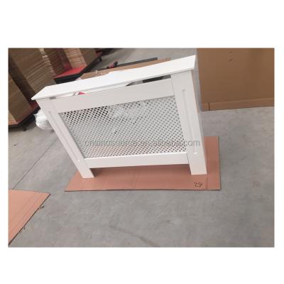 China PANEL Painted Radiator Cover Cabinets MDF White Paint Radiator Cover for sale