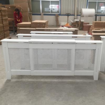 China Eco-friendly Home Decorative Radiator Heater Cover White Painted MDF Radiator Cabinet Cover for sale