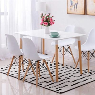 China PANEL Office Living Room Dining Kitchen Wooden Dining Table With Chairs for sale