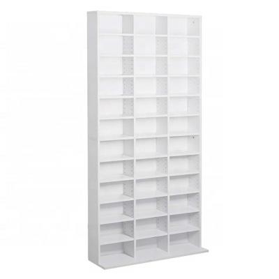 China White Wooden RTA Modern Melamine CD Storage for sale