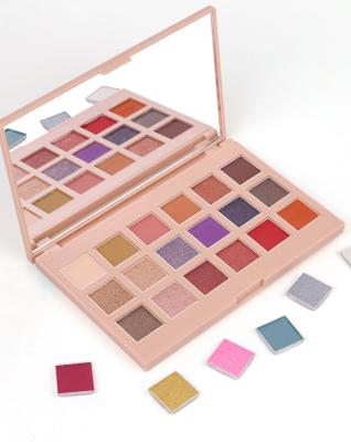 China Private Label 18 Color Waterproof Classic Eyeshadow Waterproof Makeup Eyeshadow Palette for sale