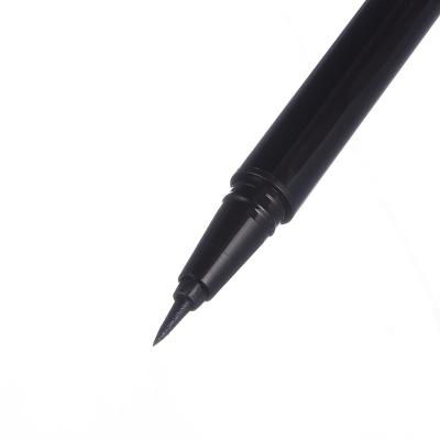 China Waterproof No Logo Felt Waterproof Liquid Eyeliner Jet Black Eyeliner Custom Logo Tip 2021 Liquid Eyeliner Pen for sale