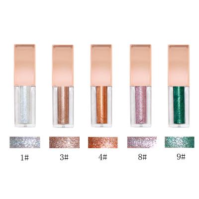 China 16 Colors Glitter Liquid Diamond Pearl Eye Shadow Waterproof Eyeshadow for sale