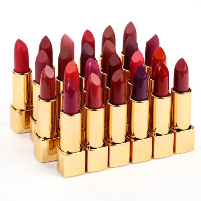 China New Fashion Private Label Vegan Cosmetics Luxury Waterproof Durable Velvet Matte Lipstick OEM for sale