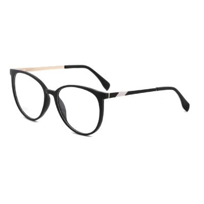 China For Reading Glasses Fashion Round Frame TR90 Frame Optical Frame Light Weight Looks Slim Full Eyewear For Unisex for sale