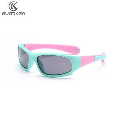 China Fashion Sunglasses Flexible Kids Polarized Sunglasses For Boys Girls With Strap , Sport Sunglasses For Kids Ages 3-10 for sale