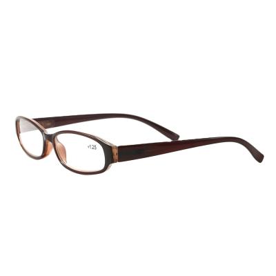 China New Design Thin Transparent PC Rubber Temple Around Reading Glasses for sale