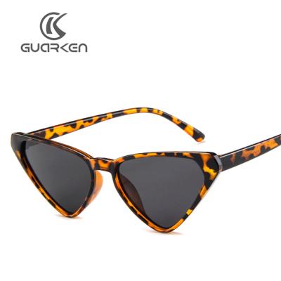 China Fashion Retro Sunglasses Vintage Narrow Cat Eye Sunglasses For Women Drape Plastic Frame for sale