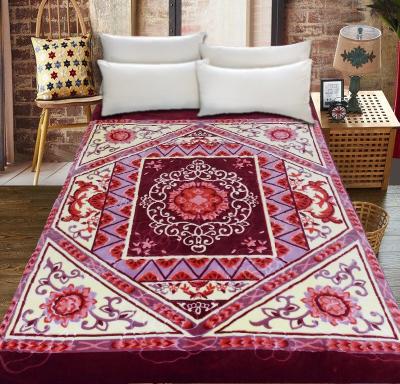 China Super anti-static turkish arabic market blanket hex stock discount raschel minky blanket for winter for sale