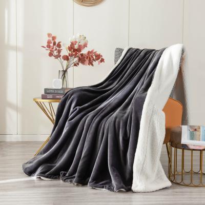 China Wholesale 100% Polyester Sherpa Fleece Blanket Amazon Sell Price Anti-Static Warm Cheap Fleece Sherpa Blanket For Family for sale