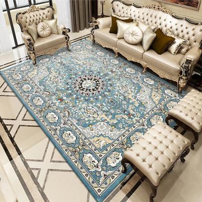 China Large discount anti-slip 3d printing living room decorations modern Persian design 3d printed carpet velvet crystal blankets and rugs for sale