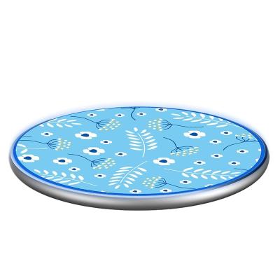 China Wholesale Wireless Mobile Phone Charger 10w ABS White Portable Wireless Charger for sale