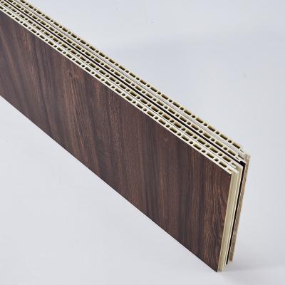 China Modern Direct Bamboo Fiber Wall Panel Low Price Factory Supply Wall Materials Waterproof PVC Cladding Moisture Proof Wall Panel for sale