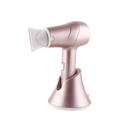 China OEM Ionic Custom cold&hot Portable Home Use Hair Dryer Cordless Rechargeable Travel Cordless Hair Dryer for sale