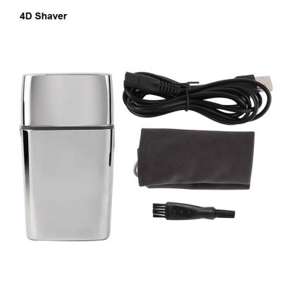 China Double Head Outdoor High Quality Aluminum Shaver 4D Electric Shavers Electric Shavers Close Head Razor For Men for sale