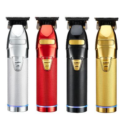 China Outdoor Hot Sale Red Black Electric Hair Trimmers USB Hair Trimmer Men Cordless Rechargeable Gold Hair Cutting Machine for sale