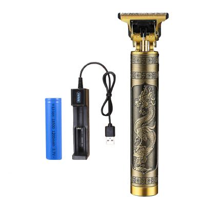 China Low Noise Electric Maquinas De Cut Man T9 Hair Trimmer Car LEDI Hair Cutting Machine Price for sale